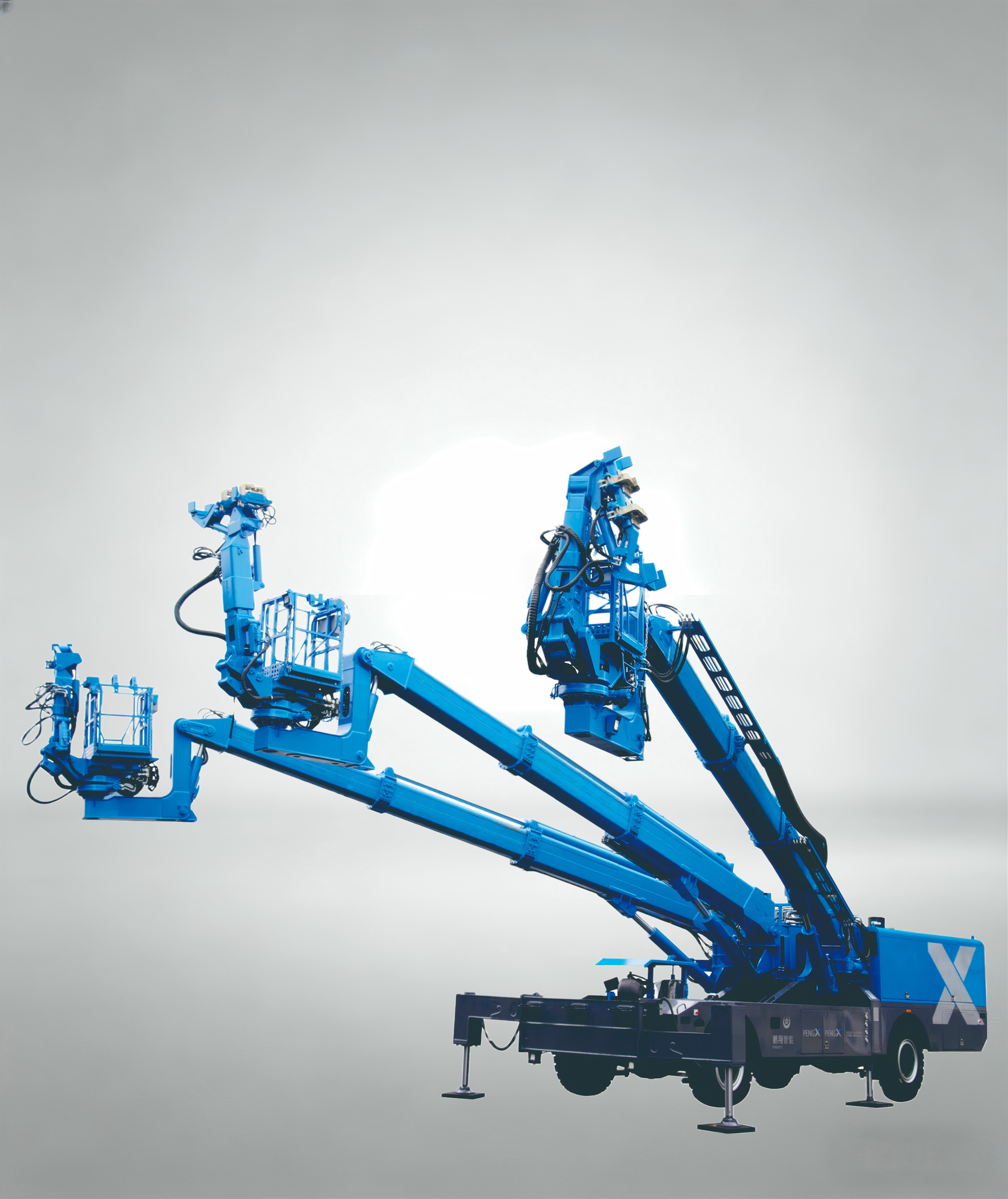 PX3GJ1217三臂拱架安装台车